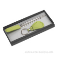 PU Leather Business Giftset (letter opener, keychain) Gl87